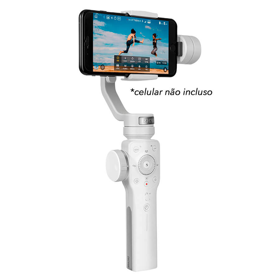 zhiyun smooth 4 白 Zhiyun Smooth-4 Gimbal Para Smartphone - Nivídeo