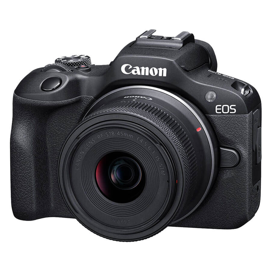 Canon EOS R100 Mirrorless com lente 18-45mm - Nivídeo
