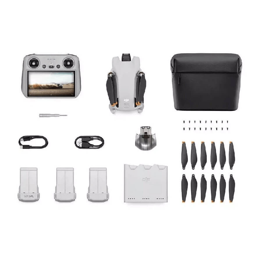 Drone DJI Mini 3 Fly More Combo Plus (DJI RC) - Nivídeo