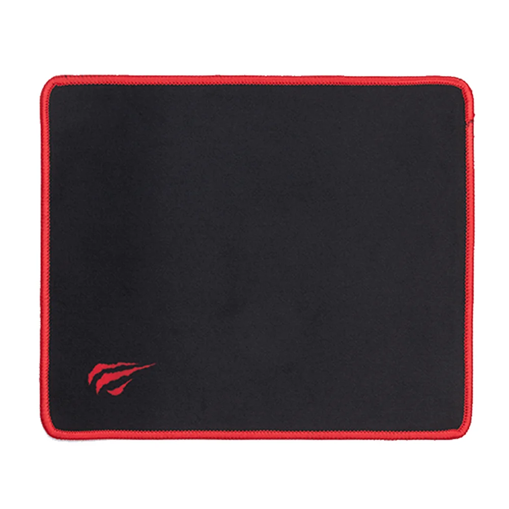 Mousepad Gamer Havit Speed Preto Costura Vermelha 25x20cm | 2Plays