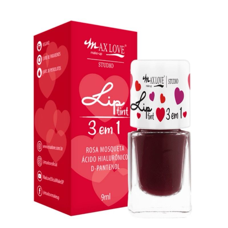 Lip Tint 3 em 1 Max Love - Maquiare