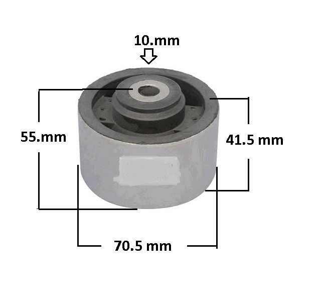 Lilly　0710 Carcaca Plastica Bomba Dagua Vw Up Bluemotion | Frete grátis