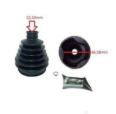 Ｉ⭐︎ Kit Coifa Homocinética Câmbio - Tripoide - Onix 1.4 8v 2013 a 2019