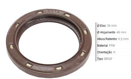 Retentor Motor Dianteiro Virabrequim - Etios 1.3/1.5 16v após 2012