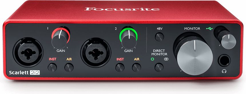 SCARLETT 2I2 STUDIO (4TH GEN) - Kit interface microfone
