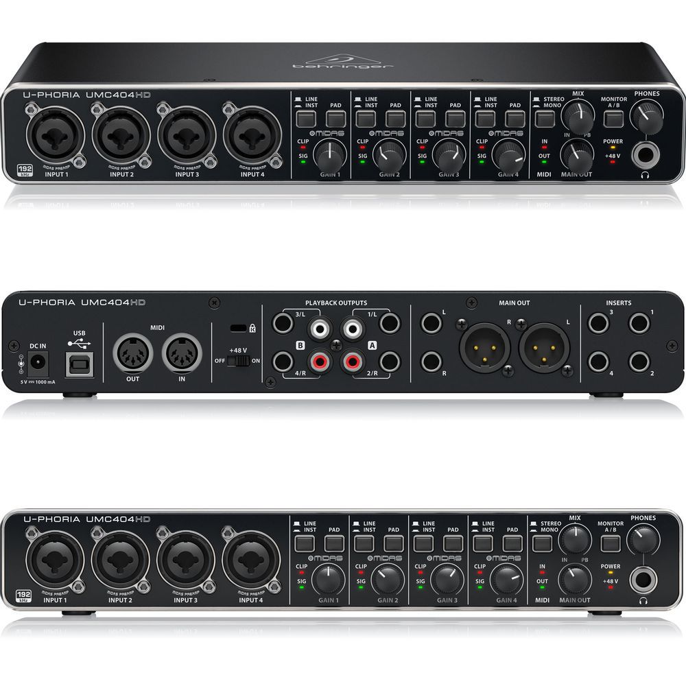 BEHRINGER INTERFACE UMC404HD - Home
