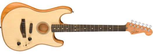 Violão Fender American Acoustasonic Stratocaster Natural - Home