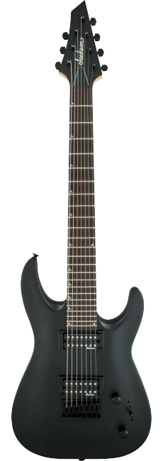 Guitarra Jackson 7c JS22-7 DKA Satin Black - Home
