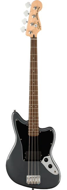 Squier Jaguar Bass グレー Baixo Fender 4c Squier Affinity Jaguar H Charcoal Frost Metallic