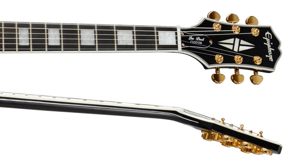 ケース付き！Epiphone by Gibson Les Paul Custom Guitarra Epiphone Les Paul Custom - Ebony - Crunch Music