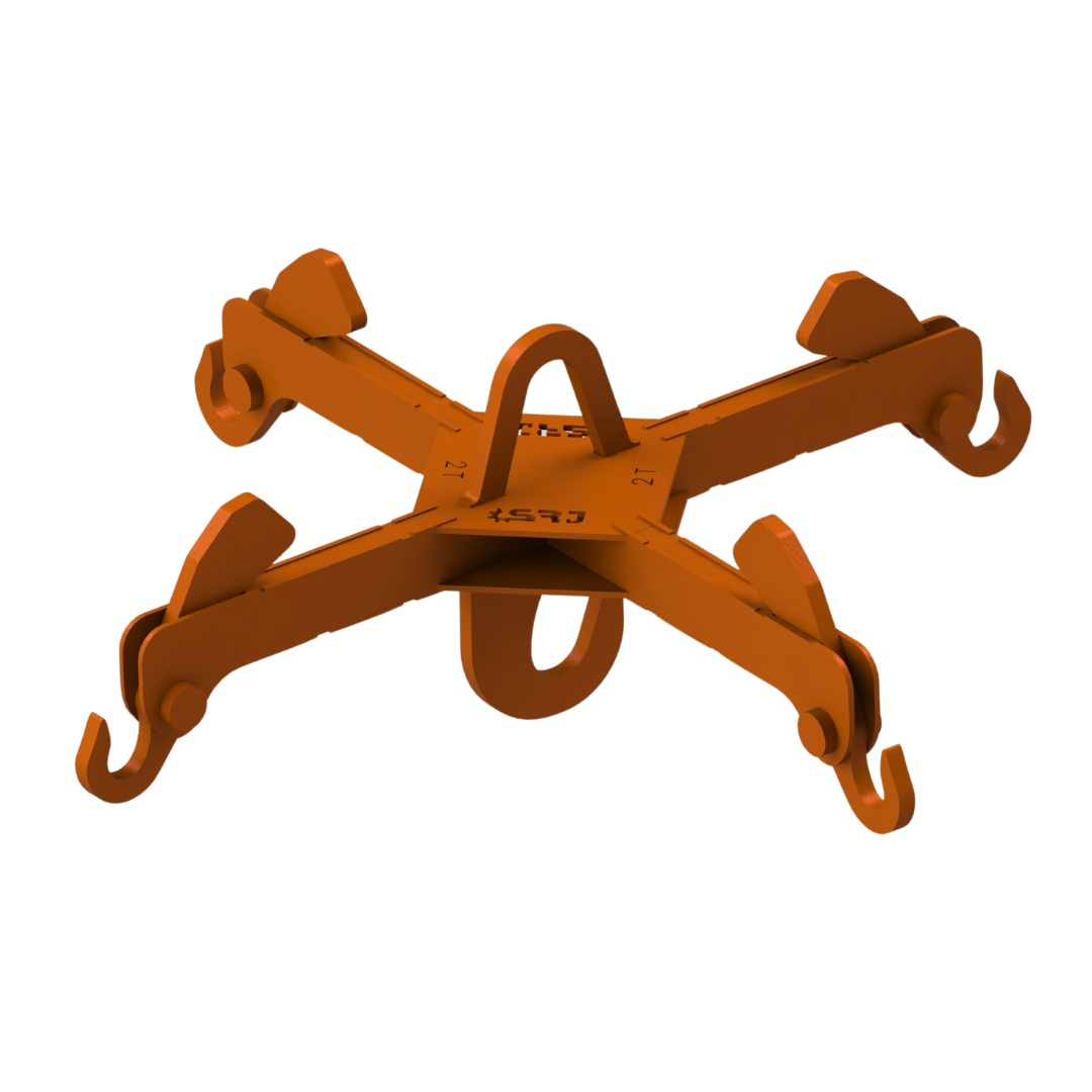 Suporte Automático de Big Bag da SRJ para Big Bag de quatro alças.