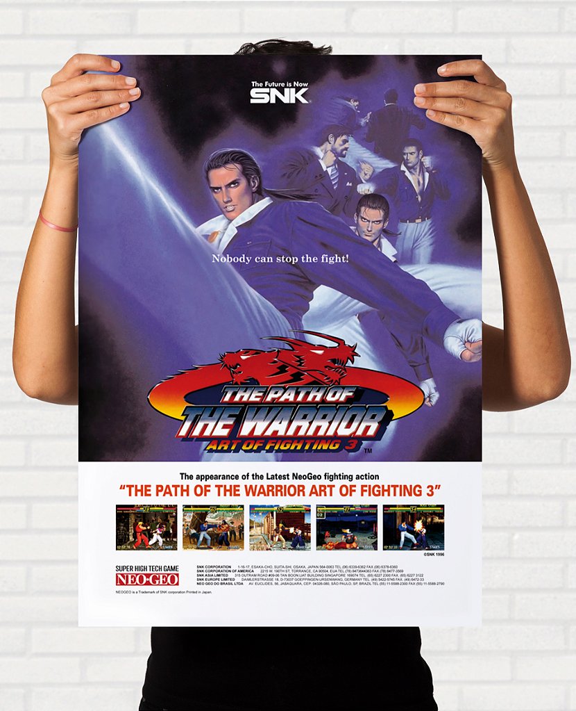 Quadro Art of Fighting 3 - Pôster Arcade SNK - Final Frame Quadros