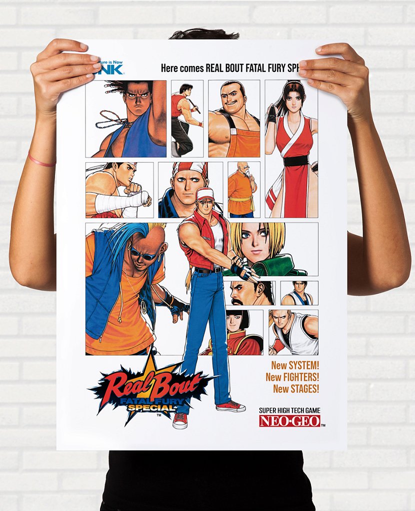 Quadro Real Bout Fatal Fury Special - Pôster Arcade SNK - Final
