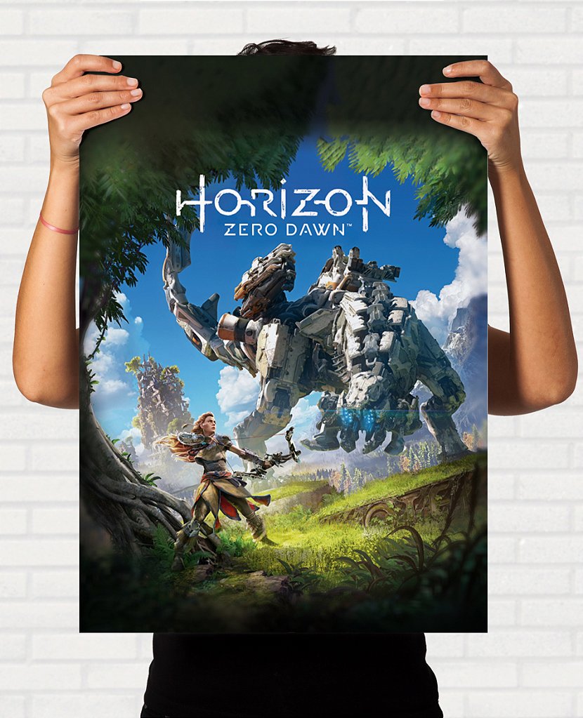 Poster Horizon Zero Dawn - Pôster Sony Playstation 4 - Final Frame