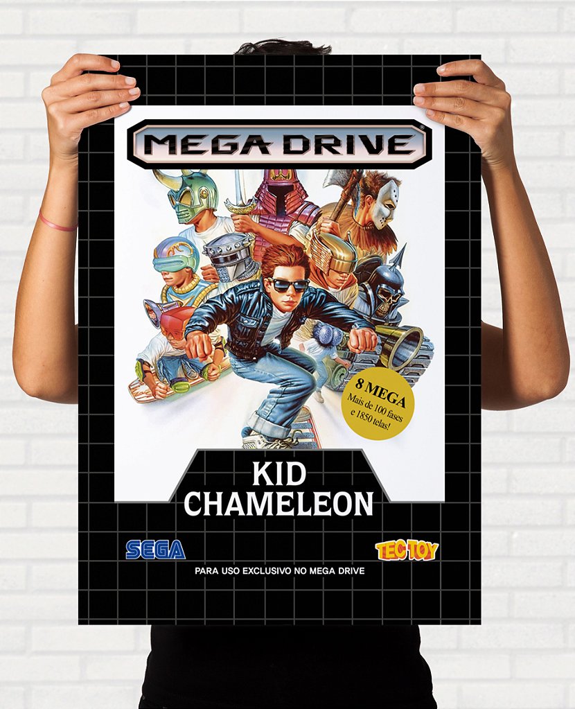 Poster Capa do Kid Chameleon - Sega Mega Drive TecToy - Final