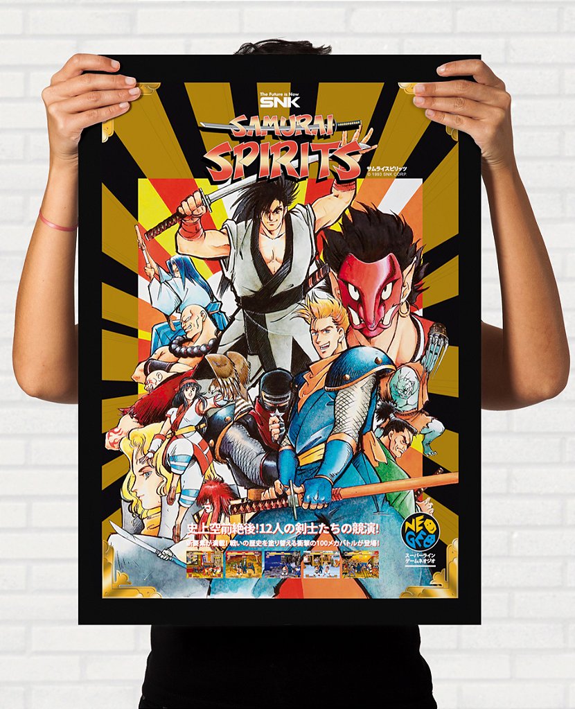 Poster Samurai Spirits 4 (Samurai Shodown) - Pôster Arcade SNK