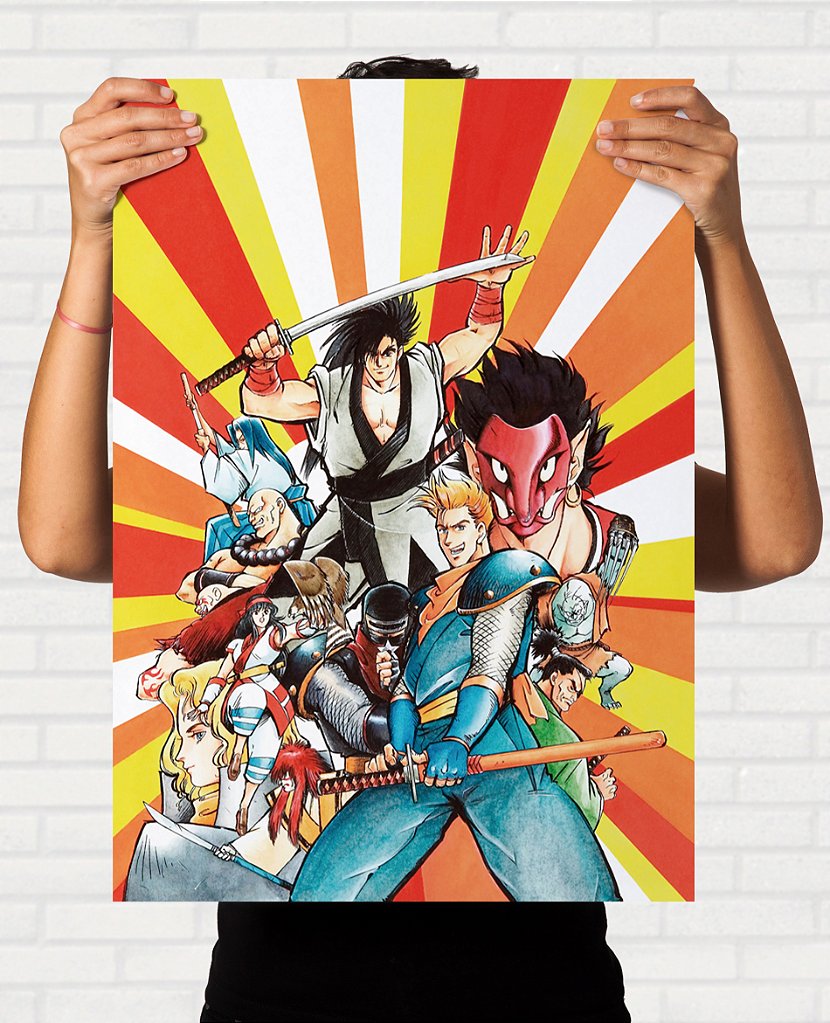 Quadro Samurai Spirits (Samurai Shodown) Arte - Pôster Arcade SNK