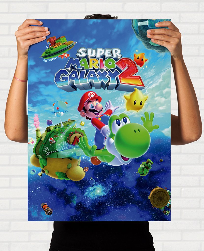 Poster Super Mario Galaxy 2 Pôster - Nintendo Wii - Final Frame