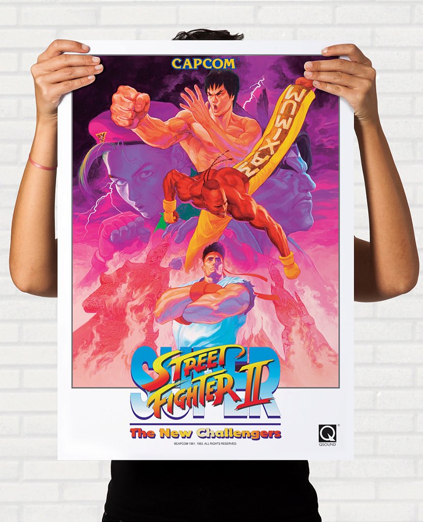 Quadro Super Street Fighter 2 The New Challengers Versão 02