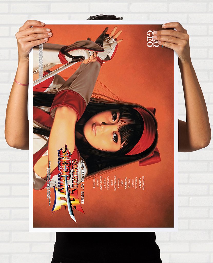 Samurai Shodown 2 Nakoruru - Pôster Arcade SNK - Final Frame