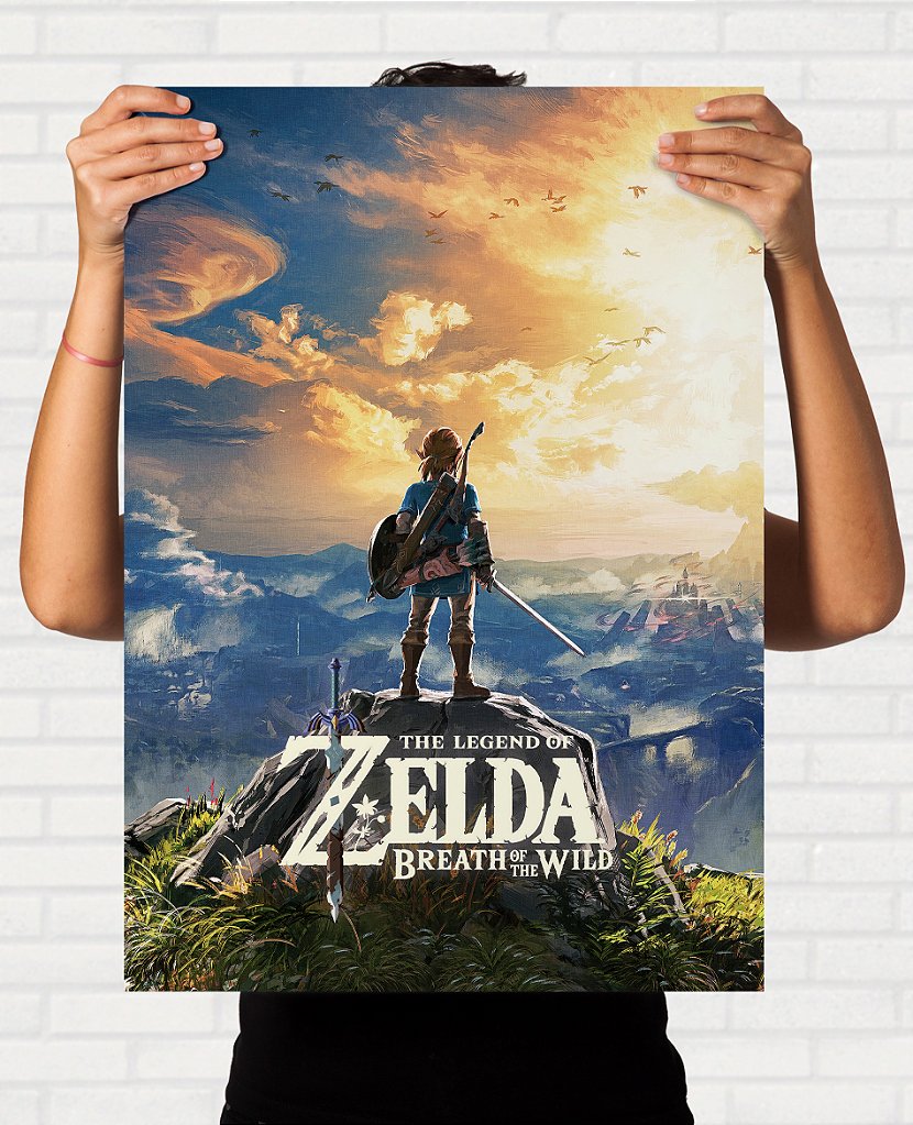B'z 販促ポスター B2  The Wild Wind Poster The Legend of Zelda Breath of the Wild - Pôster Nintendo