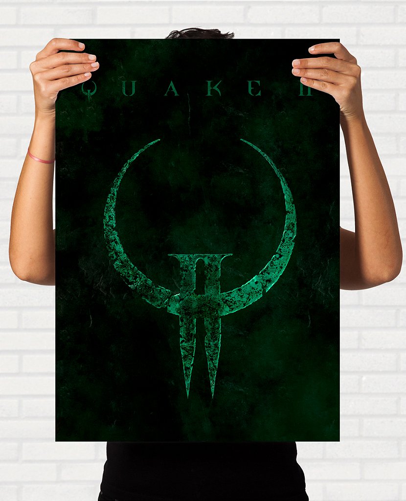 Quadro Quake 2 Pôster - PC - Final Frame Quadros Decorativos