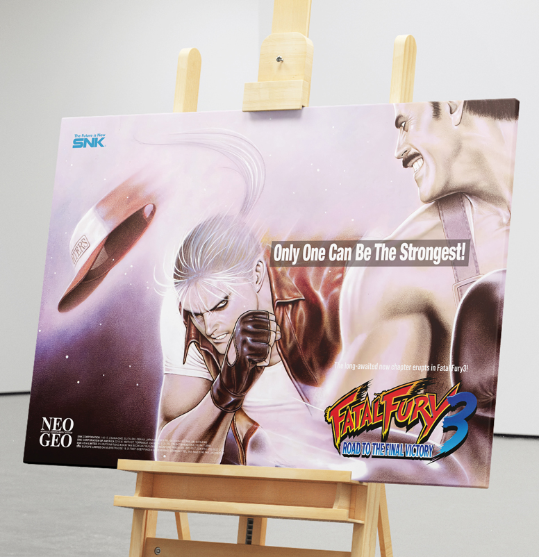 【ポスター】FINAL 「OPEN」 Quadro Fatal Fury 3 Road - To The Final Victory Terry Poster