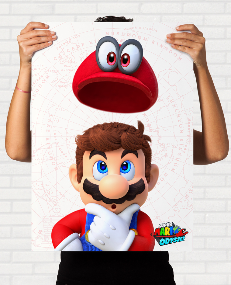 Quadro Super Mario Odyssey - Nintendo Switch - Final Frame