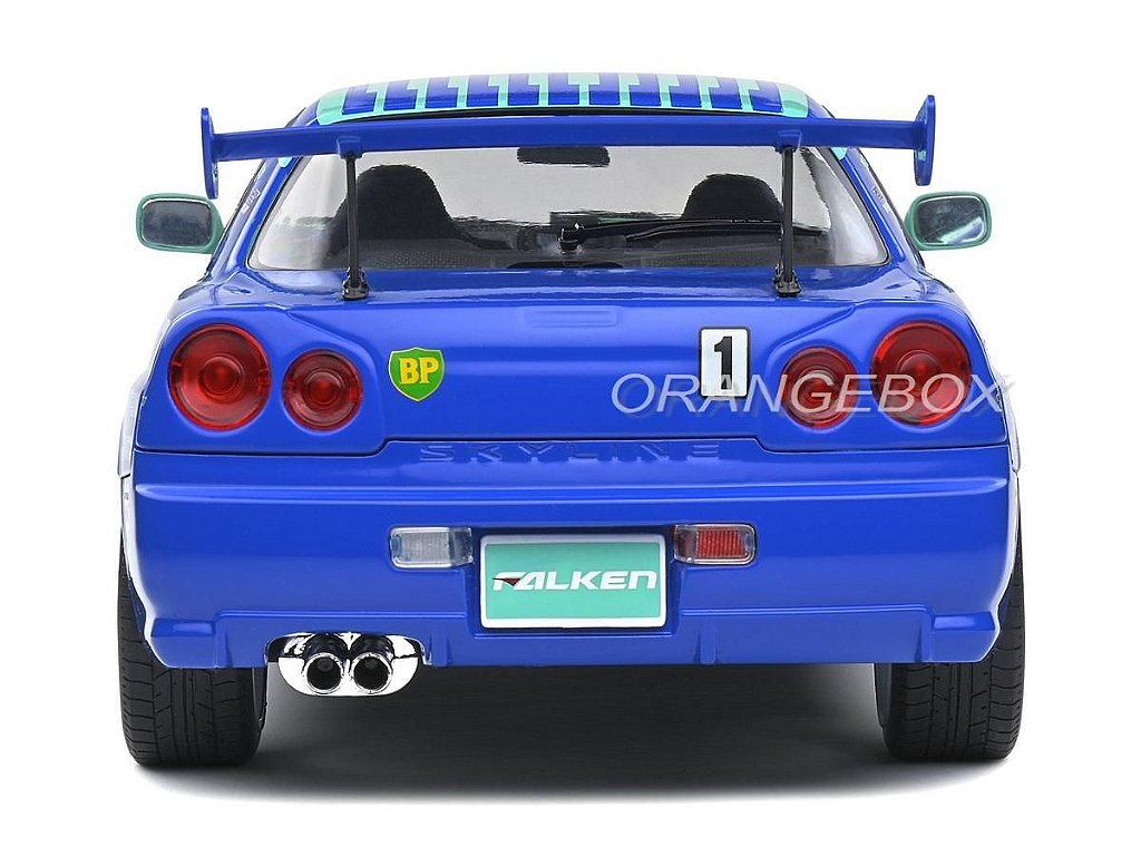 Nissan Skyline GT-R (R34) 1999 JGTC 2001 1:18 Solido - Atacado de