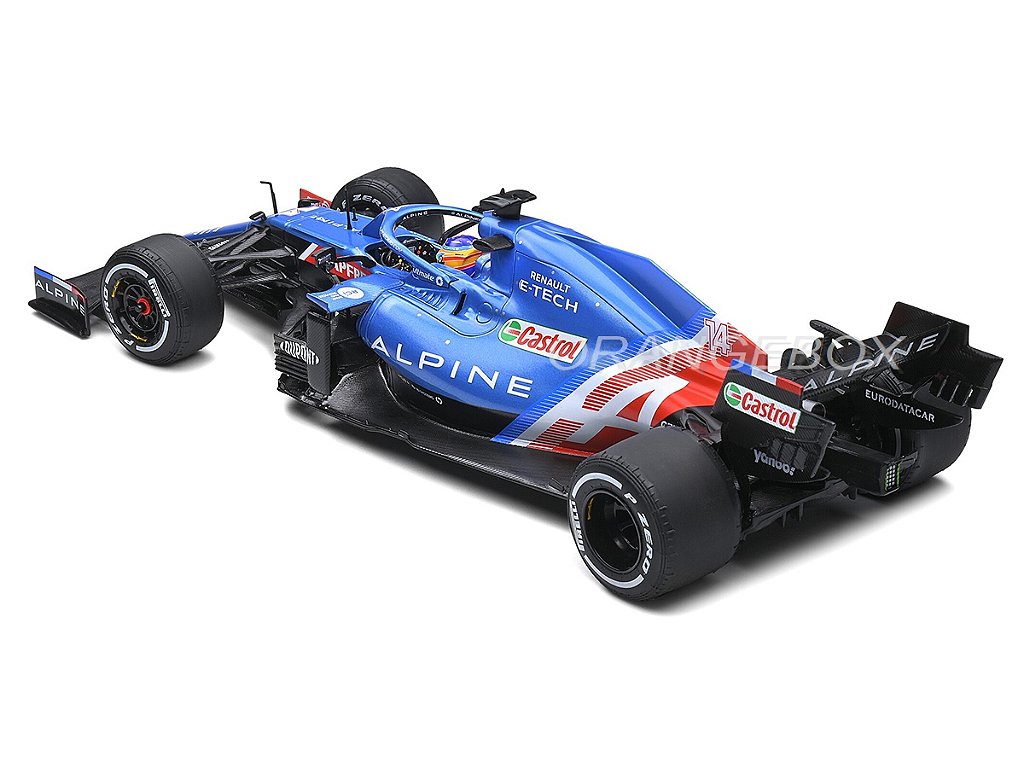 Fórmula 1 Alpine A521 Fernando Alonso Gp Portugal 2021 1:18 Solido