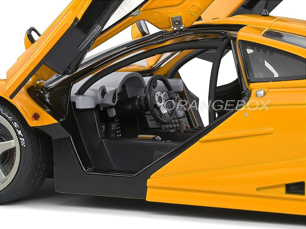 McLaren F1 GT-R 1996 1:18 Solido Laranja - Atacado de Miniaturas