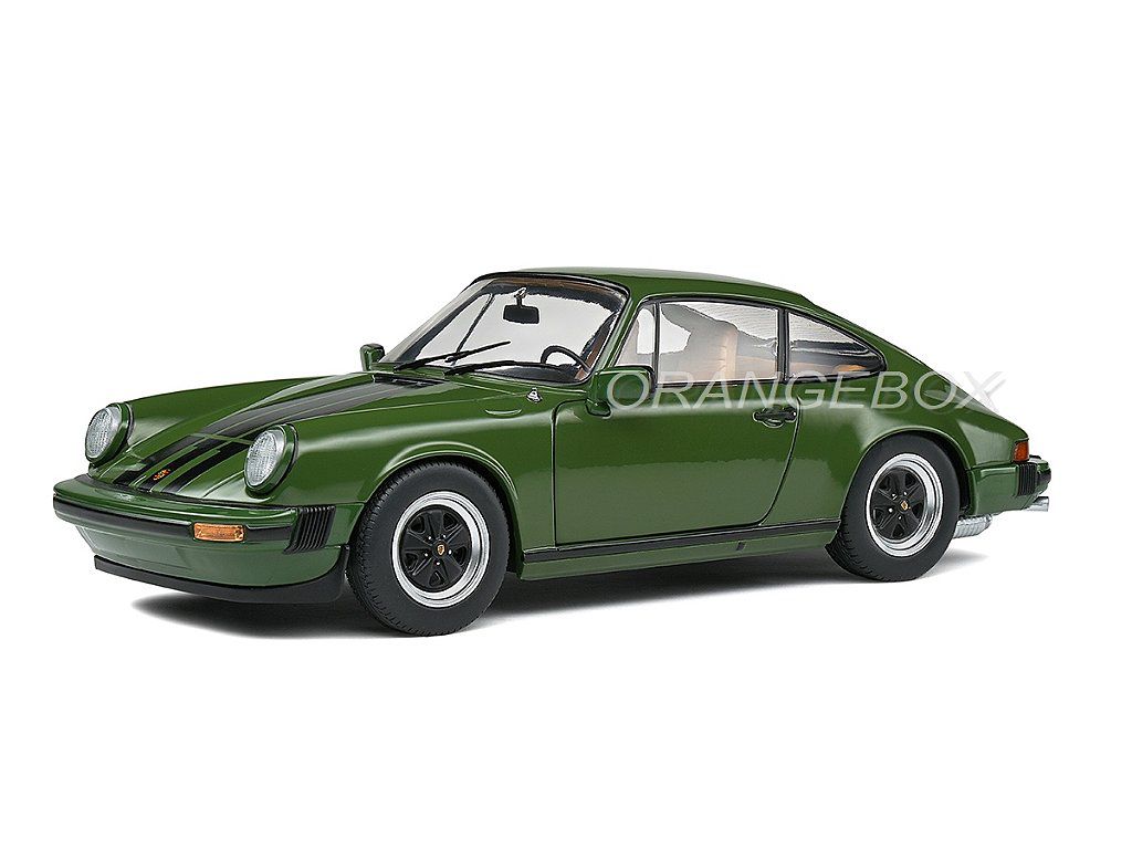 Porsche 911 SC 1978 1:18 Solido Verde - Atacado de Miniaturas