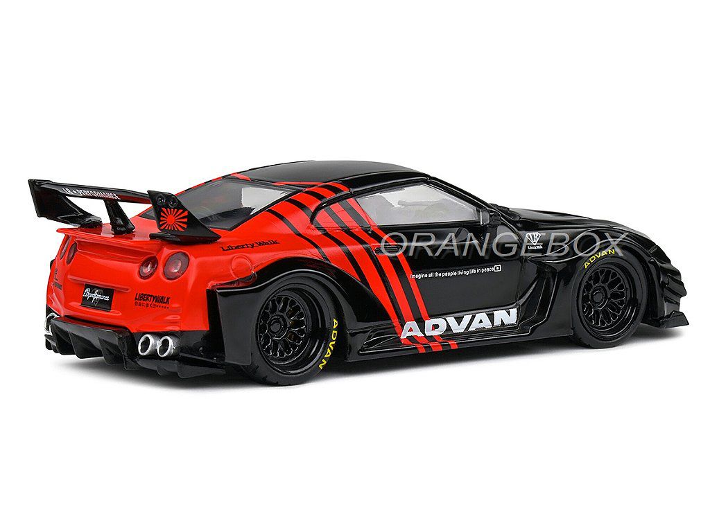 Nissan GTR R35 LB ADVAN 1:43 Solido - Atacado de Miniaturas