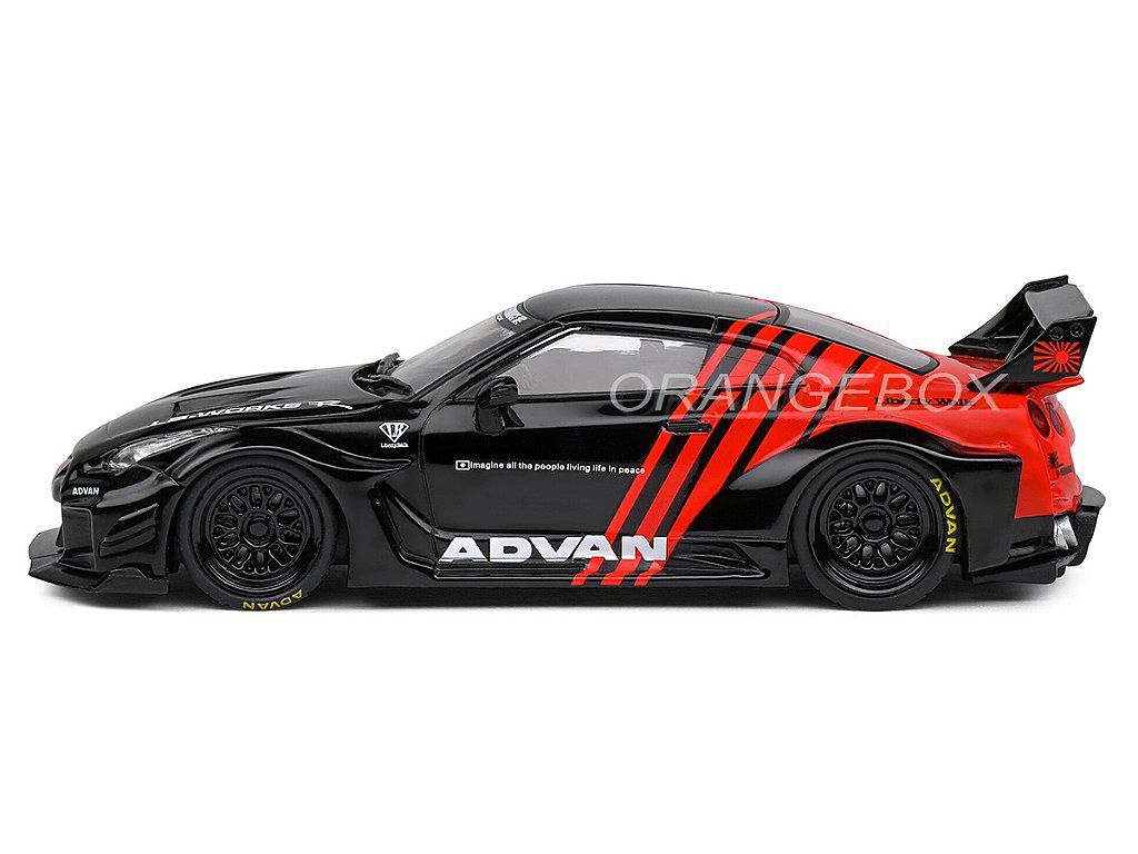 Nissan GTR R35 LB ADVAN 1:43 Solido - Atacado de Miniaturas