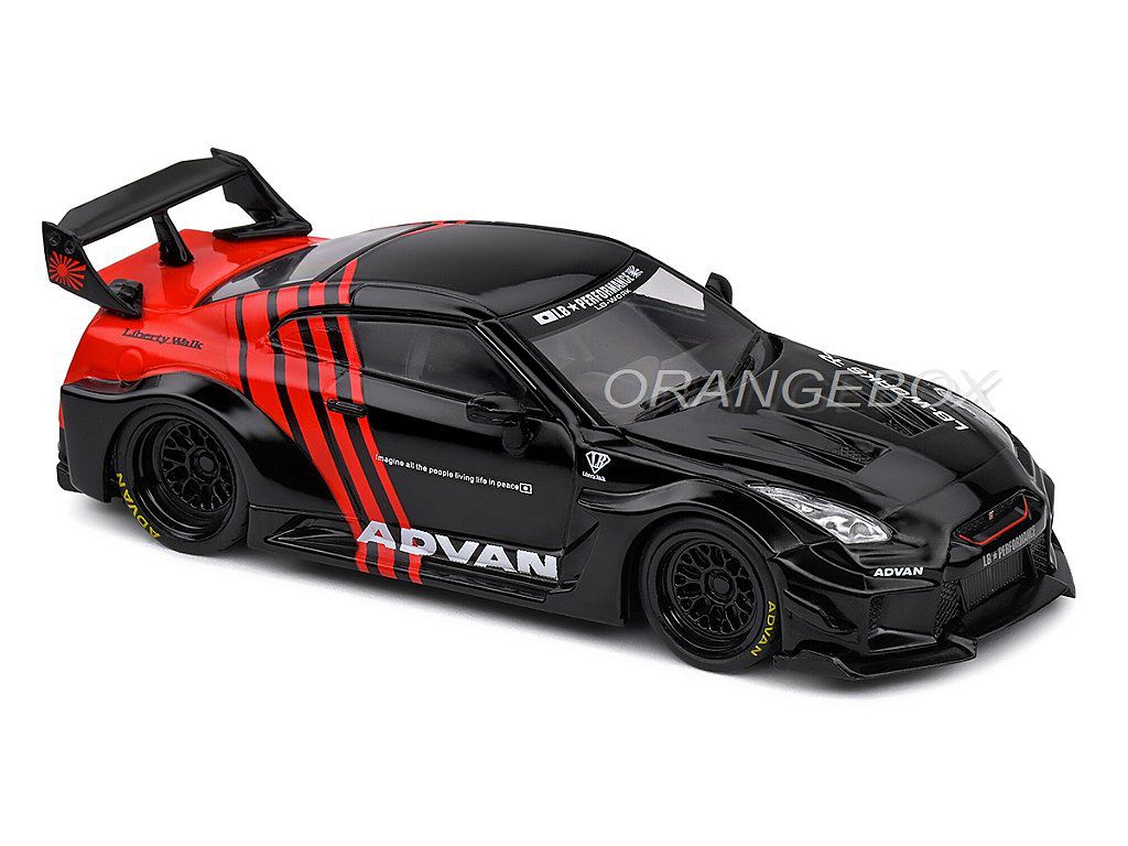 ミニカー LIBERTY WALK LB Works Nissan GT-R Advan 1/43スケール TARMAC WORKS「LB-WORKS NISSAN GT-R R35 Type2 