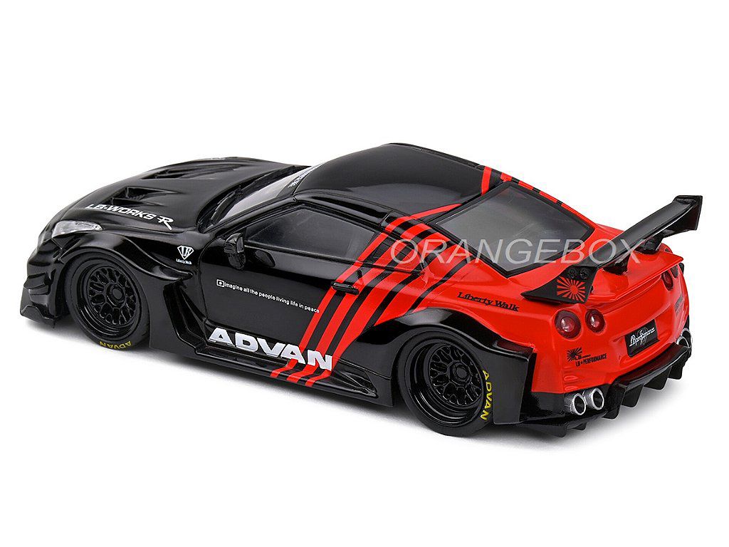 Nissan GTR R35 LB ADVAN 1:43 Solido - Atacado de Miniaturas