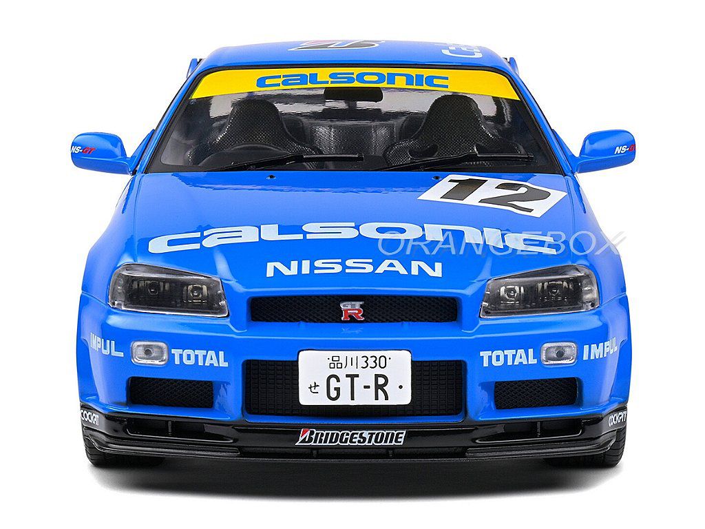 Nissan Skyline GT-R (R34) Street Fighter CALSONIC 2000 1:18 Solido