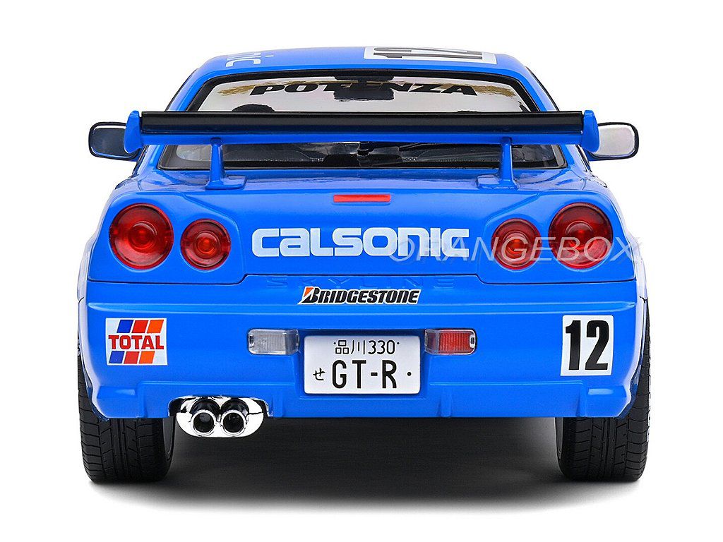 Nissan Skyline GT-R (R34) Street Fighter CALSONIC 2000 1:18 Solido