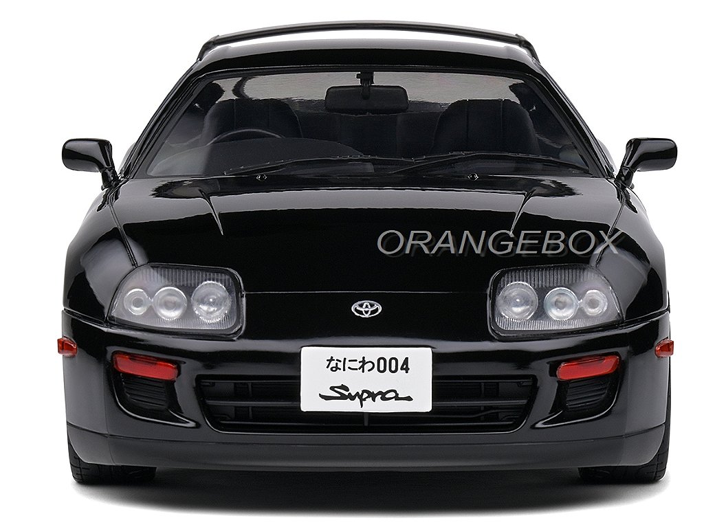 Toyota Supra MK4 (A80) 1993 1:18 Solido Preto - Atacado de Miniaturas