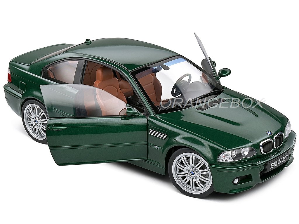 1/18 UT models  3Series （E46）グリーン BMW E46 M3 Coupe 2000 1:18 Solido Verde - Atacado de Miniaturas