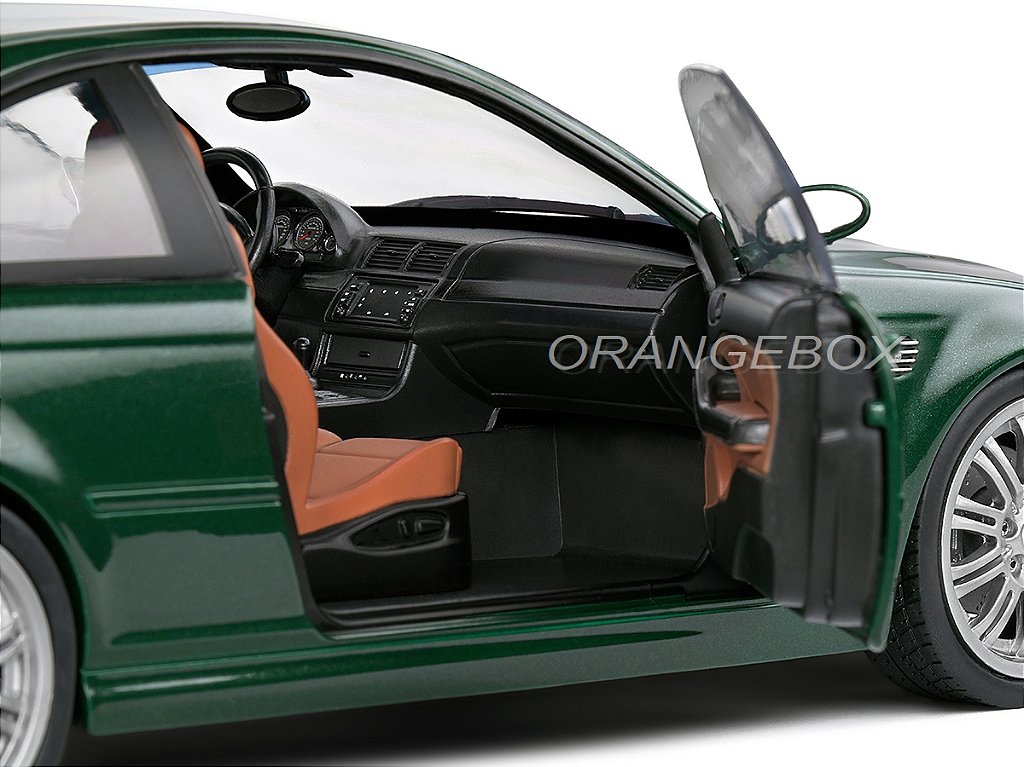 BMW E46 M3 Coupe 2000 1:18 Solido Verde - Atacado de Miniaturas