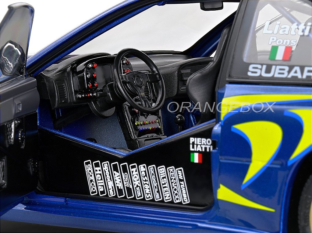 Subaru Impreza 22B 1997 Rally Monte Carlo 1:18 Solido - Atacado de