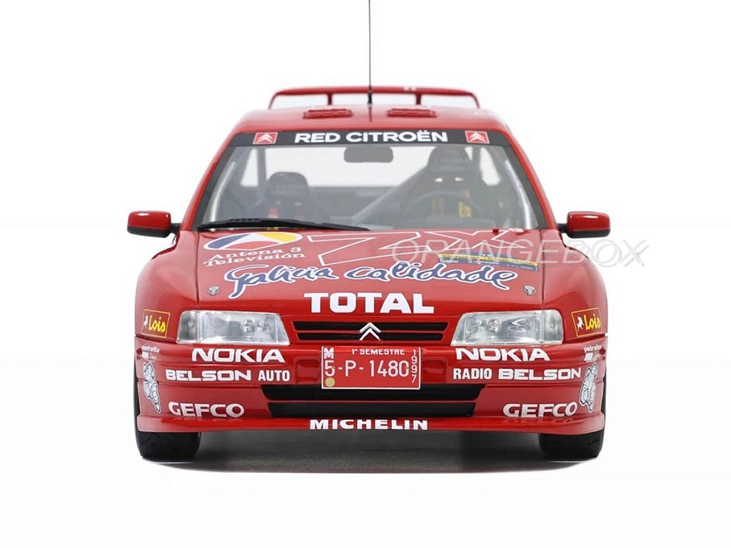 レッド Citroën ZX Kit Car 1997 Rally Catalunya 1:18 OttOmobile