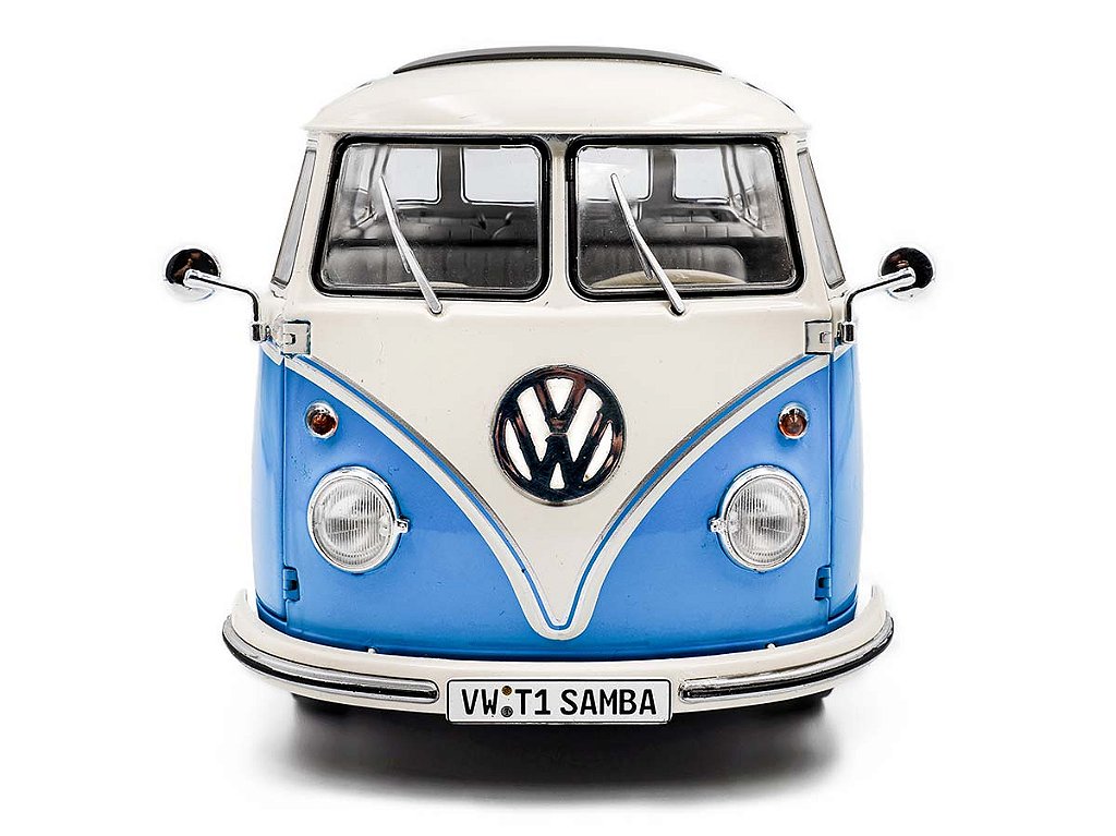 Volkswagen Kombi T1 21 Janelas 1962 1:18 Solido Azul - Atacado de