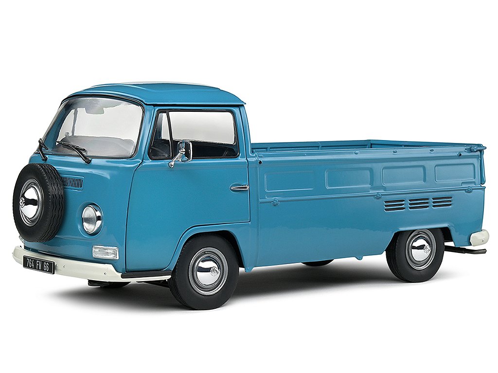 Volkswagen Kombi T2 Pick-Up 1968 1:18 Solido Azul - Atacado de