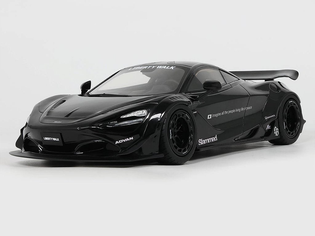 McLaren 720s LB-Works 2023 1:18 GT Spirit Preto - Atacado de