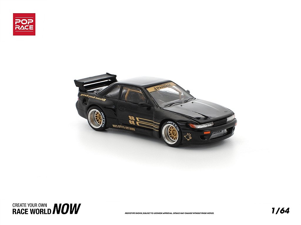 PRÉ-VENDA *** Nissan Silvia S13 Pandem Body Kit Rocket Bunny 1:64