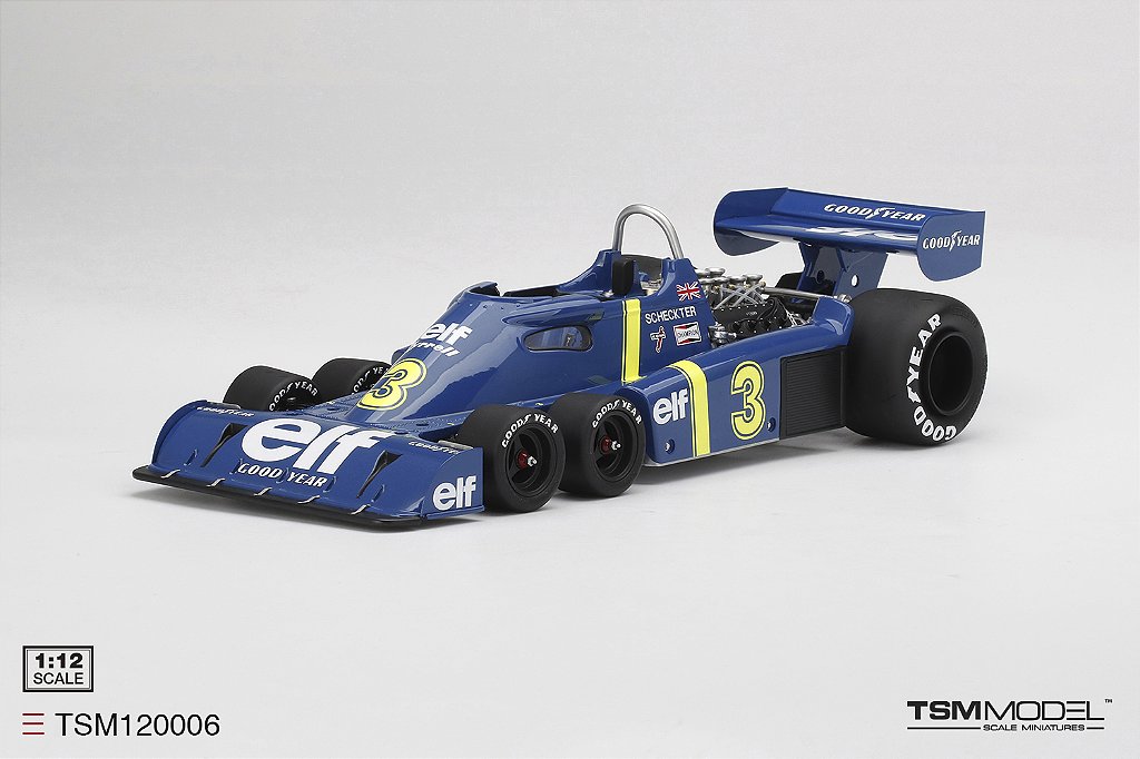 Fórmula 1 Tyrrell P34 1976 Swedish Winner 1:12 TSM Model - Atacado