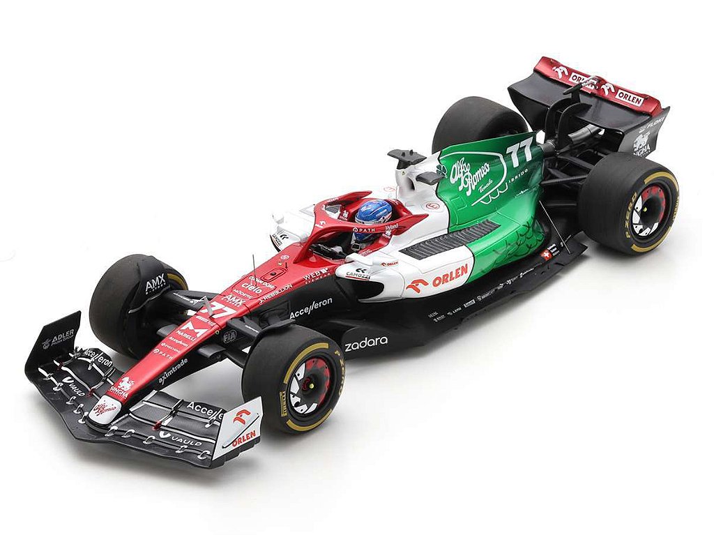 Fórmula 1 Alfa Romeo ORLEN C42 Azerbaijan 2022 Bottas 1:18 Spark