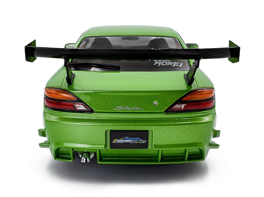 Nissan Silvia S15 1999 1:18 Solido Verde - Atacado de Miniaturas